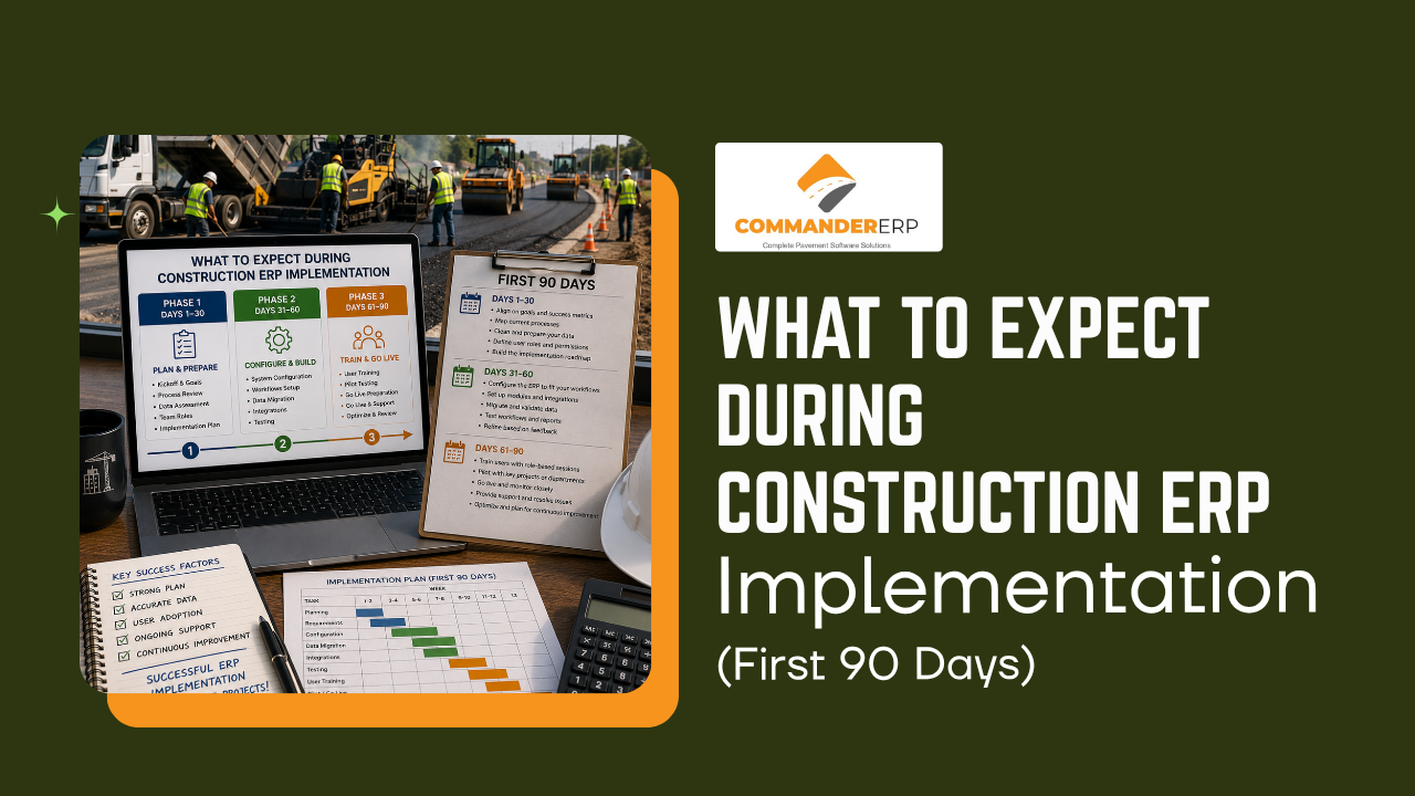 What to Expect During Construction ERP Implementation (First 90 Days)