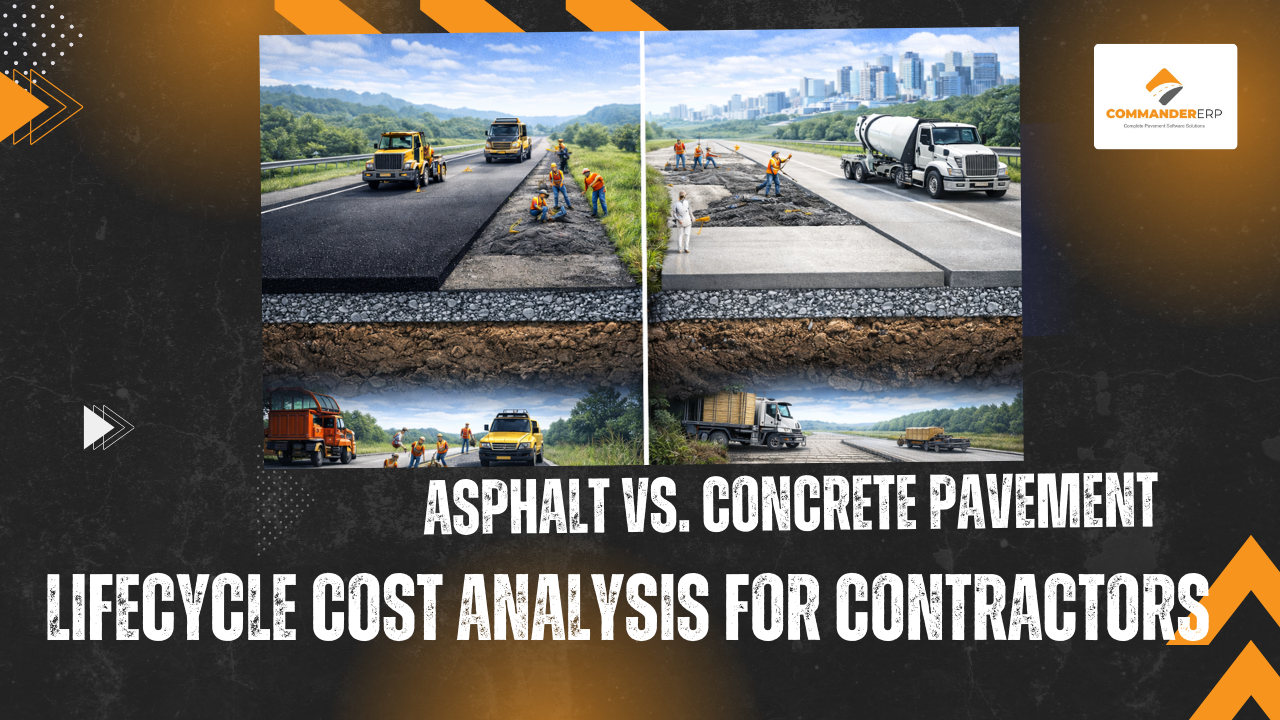 Asphalt vs. Concrete Pavement: Lifecycle Cost Analysis for Contractors