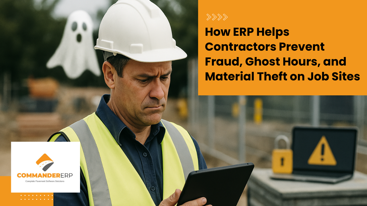 How ERP Helps Contractors Prevent Fraud, Ghost Hours, and Material Theft on Job Sites