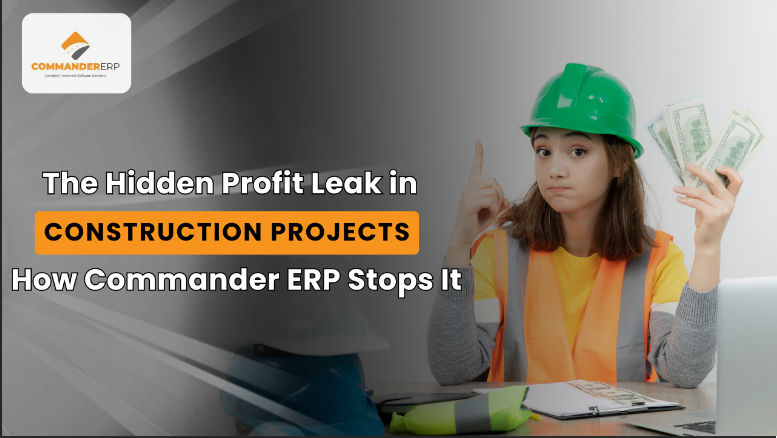 The Hidden Profit Leak in Construction Projects (And How Integrated ERP Tools Stop It) 