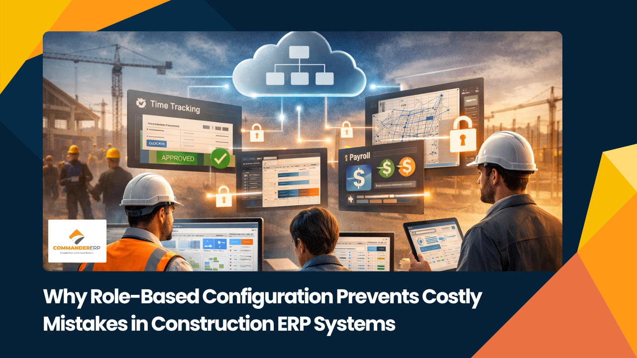 Why Role-Based Configuration Prevents Costly Mistakes in Construction ERP Systems